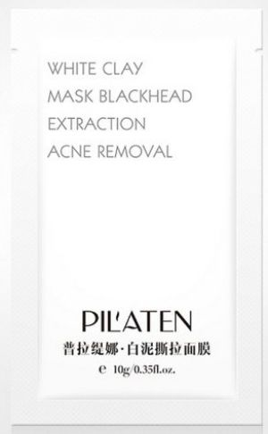 Pilaten White Mask biała maska do twarzy 10g 1
