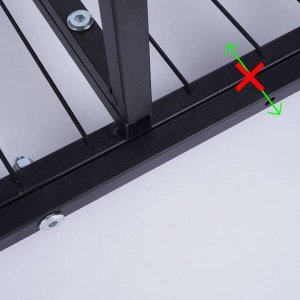 Vilde Kwietnik metalowy czarny 5-poziomowy 84,5 cm (II KATEGORIA) 5