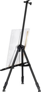 Elpio evalet de pictor pliabil cu geant, reglabil pe nlime, metal, negru 5