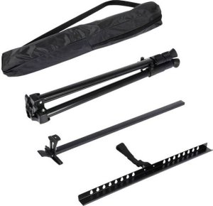 Elpio evalet de pictor pliabil cu geant, reglabil pe nlime, metal, negru 6