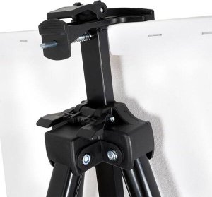 Elpio evalet de pictor pliabil cu geant, reglabil pe nlime, metal, negru 8