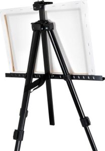 Elpio evalet de pictor pliabil cu geant, reglabil pe nlime, metal, negru 9