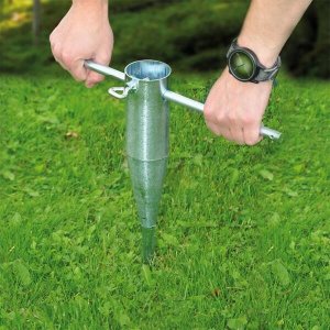 Redcliffs Suport, suport pentru umbrel de grdin cu nurubare, baz metalic pentru umbrel 2