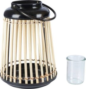 Home Styling Collection Lampion na świeczkę bambusowy 33 cm 3