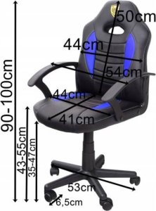 Fotel FOTEL GAMINGOWY KUBEŁKOWY ERGONOMICZNY BIUROWY GRACZA OBROTOWY 6