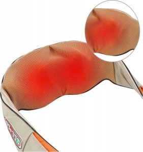 MASAŻER KARKU PLECÓW SZYI CIAŁA SHIATSU 3D 6 TRYBÓW 3