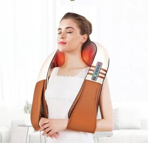 MASAŻER KARKU PLECÓW SZYI CIAŁA SHIATSU 3D 6 TRYBÓW 4