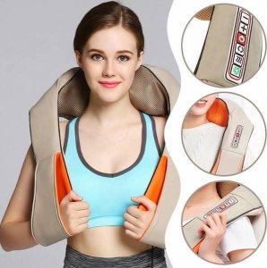 MASAŻER KARKU PLECÓW SZYI CIAŁA SHIATSU 3D 6 TRYBÓW 5