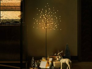 DLGTP DRZEWKO DEKORACYJNE LED ŚWIECĄCE ŚWIĄTECZNE 150 CM 6