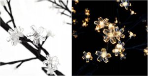 DLGTP DRZEWKO DEKORACYJNE LED ŚWIECĄCE ŚWIĄTECZNE 150 CM 10