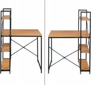 Biurko Biurfol BIURKO DWUSTRONNE STOLIK LOFT REGAŁ VINTAGE 6