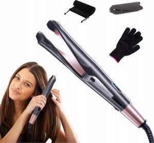 Lokówka LOKÓWKA PROSTOWNICA 2W1 FALOWNICA DO WŁOSÓW FALE LOKI 8