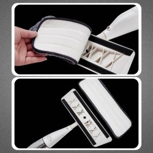 Mop MOP PŁASKI ZE SPRYSKIWACZEM SKŁADANY ZESTAW WKŁAD Z MIKROFIBRY OBROTOWA GŁOWICA 6