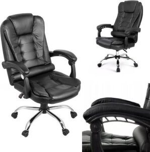 Krzesło biurowe Songmics FOTEL BIUROWY OBRORTOWY REGULOWANY ERGONOMICZNY PROFESJONALNY NOWOCZESNY 10