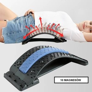 PRZYRZĄD DO ROZCIĄGANIA PLECÓW MASAŻER Z MAGNESAMI BACK STRETCHER Z PUDEŁKIEM 5