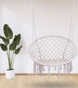 ModernHome BOCIANIE GNIAZDO FOTEL WISZĄCY PLECIONY HUŚTAWKA DO DOMU OGRODU 6