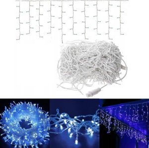 Lampki choinkowe Multimix.pl LAMPKI ZEWNĘTRZNE SOPLE 500 LED 20M KURTYNA GIRLANDA OŚWIETLENIE ŚWIĄTECZNE 15