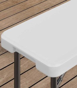 Springos ŁAWKA SKŁADANA W WALIZKĘ 180 CM CATERINGOWA BANKIETOWA OGRODOWA 3