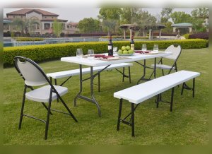 Springos STÓŁ CATERINGOWY 120 CM EVENTOWY BANKIETOWY OKOLICZNOŚCIOWY SKŁADANY 13