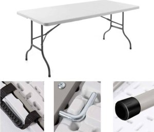 Springos STÓŁ CATERINGOWY 120 CM EVENTOWY BANKIETOWY OKOLICZNOŚCIOWY SKŁADANY 17