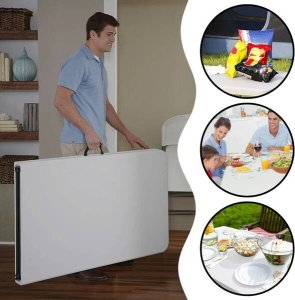 Coil STÓŁ CATERINGOWY 240 CM SKŁADANY OKOLICZNOŚCIOWY EVENTOWY OGRODOWY 3