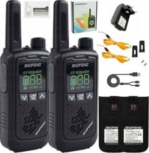 WALKIE TALKIE BAOFENG T17 2 SZT. KRÓTKOFALÓWKA RADIO USB ZESTAW 1