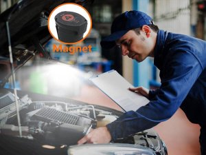 LAMPA WARSZTATOWA GARAŻOWA LED MOCNA SKŁADANA 5 TRYBÓW MAGNES HAK 6