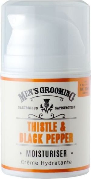 THE SCOTTISH FINE SOAPS Men's Grooming Thistle & Black Pepper Moisturiser krem do twarzy 50ml 1