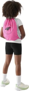4f Zestaw dzięciecy koszulka   spodenki   worek plecak do szkoły na WF 4F F019 biało-czarno-różowy 4FJWAW24TAPSF019 20S 158/164cm 3