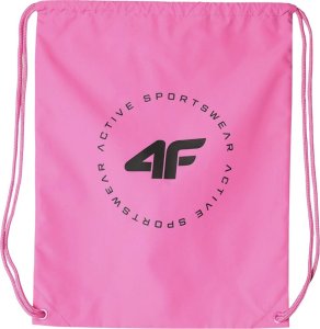 4f Zestaw dzięciecy koszulka   spodenki   worek plecak do szkoły na WF 4F F019 biało-czarno-różowy 4FJWAW24TAPSF019 20S 158/164cm 6