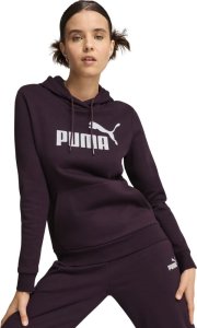 Puma Bluza damska Puma ESS Logo Hoodie FL fioletowa 586789 46 M 1