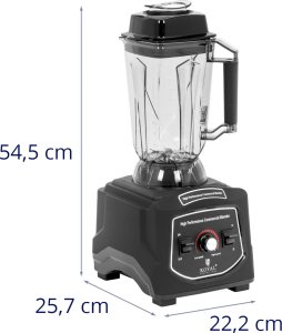Royal Catering Blender kielichowy z trybem pulsacyjnym 2.5 l 24500 obr./min 1680 W Blender kielichowy z trybem pulsacyjnym 2.5 l 24500 obr./min 1680 W 7