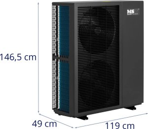 MSW Pompa ciepła powietrze woda z funkcją grzania i chłodzenia 10.5 kW 400 V Pompa ciepła powietrze woda z funkcją grzania i chłodzenia 10.5 kW 400 V 8