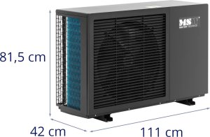 MSW Pompa ciepła powietrze woda z funkcją grzania i chłodzenia 3.5 kW 230 V Pompa ciepła powietrze woda z funkcją grzania i chłodzenia 3.5 kW 230 V 6