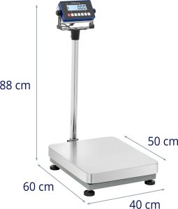 Steinberg Waga platformowa magazynowa 40 x 50 cm 300 kg / 0.01 kg Waga platformowa magazynowa 40 x 50 cm 300 kg / 0.01 kg 6
