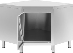 Royal Catering Szafa gastronomiczna narożna STAL 100 x 100 x 87 cm Szafa gastronomiczna narożna STAL 100 x 100 x 87 cm 2