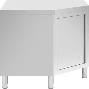 Royal Catering Szafa gastronomiczna narożna STAL 100 x 100 x 87 cm Szafa gastronomiczna narożna STAL 100 x 100 x 87 cm 4