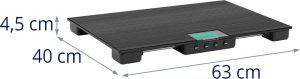 Steinberg Waga platformowa weterynaryjna dla zwierząt 63 x 40 cm 30 kg / 10 g Waga platformowa weterynaryjna dla zwierząt 63 x 40 cm 30 kg / 10 g 7