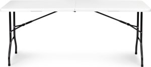 ModernHome Zestaw cateringowy stół bankietowy 180cm 2 ławki biały ModernHome 4