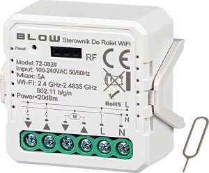 Blow 72-082# Inteligentny sterownik do rolet wifi tuya 1