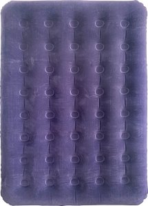 Rebel Materac dmuchany dwuosobowy do spania + pompka , 186 x 130 x 22 cm 2