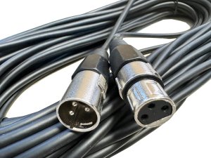 Kabel Ibiza Kabel XLR Ibiza Przedłużacz męski - żeński 20m 1