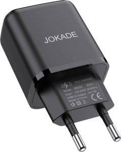 Ładowarka Jokade Ładowarka Sieciowa 5V/3A (2x USB) Jokade Tongshun Dual Port Smart EU Charger (JB025) czarna 1