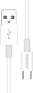 Jokade Kabel 1m (USB - USB-C) Ładowanie i Transfer Danych Jokade Smart Charging Qingya (JA016) biały 1