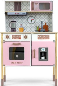 Milly Mally Milly Mally Drewniana kuchnia Bjorn - Pink 2