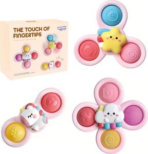 Woopie WOOPIE BABY Kosmiczny Spinner Pop-it  Zabawka Sensoryczna  Wymienne 3 szt Różowy. 1