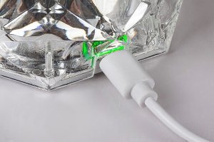 Lampa stołowa Rabalux Siggy Lampka dekoracyjna 45 LM IP20 przeźroczysty LED 1,5 8