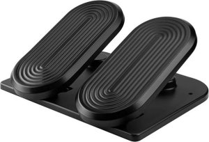 Powerton Podstawa ergonomiczna pod nogi, fitness stepper, czarny, stal, 20 kg nośność, Powerton, strukturalna powierzchnia 3