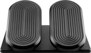 Powerton Podstawa ergonomiczna pod nogi, fitness stepper, czarny, stal, 20 kg nośność, Powerton, strukturalna powierzchnia 4