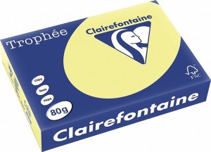 Clairefontaine Papier ksero A4 80g TROPHEE żółty XCA41778 CLAIREFONTAINE 2